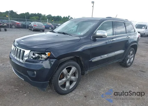 2012 Jeep Grand Cherokee Overland из США, поврежденный, VIN 1C4RJFCG5CC361498